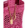 Summer banana rafia tote bag
