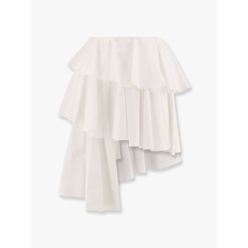 Spiral cotton popeline skirt