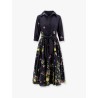 Spritz cotton chemisier dress with multicolor print