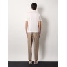 Cotton and silk polo shirt