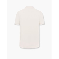 Cotton and silk polo shirt