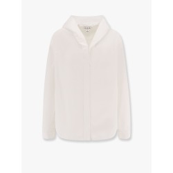 Hooded cotton shirt