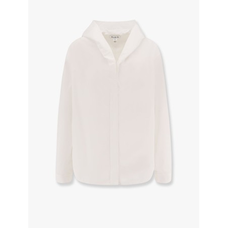 Hooded cotton shirt