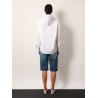 Hooded cotton shirt
