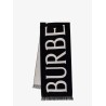 Wool scarf with lettering logo