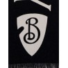 Wool scarf with lettering logo