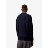 Cotton sweater with Logo patch