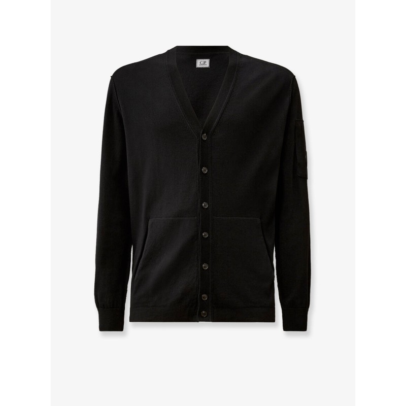 Cotton cardigan with Logo detail