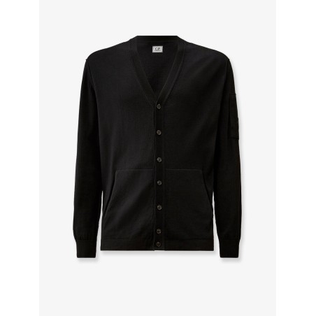 Cotton cardigan with Logo detail
