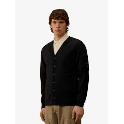 Cotton cardigan with Logo detail