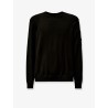 Cotton sweater with iconic detail