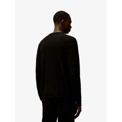 Cotton sweater with iconic detail