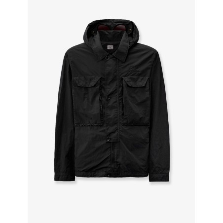 Flatt Nylon jacket with Logo embroidery