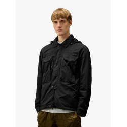 Flatt Nylon jacket with Logo embroidery