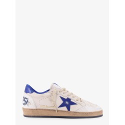 Ball Star low-top leather sneakers with used effect