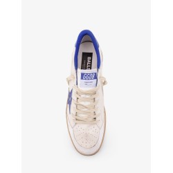 Ball Star low-top leather sneakers with used effect