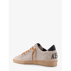 Ball Star low-top suede sneakers with used effect