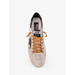 Ball Star low-top suede sneakers with used effect