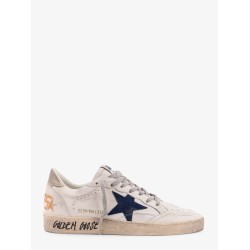 Ball Star low-top leather sneakers with used effect
