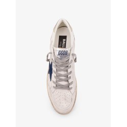 Ball Star low-top leather sneakers with used effect