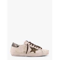 Super-star Classic with List low-top leather sneakers with used effect
