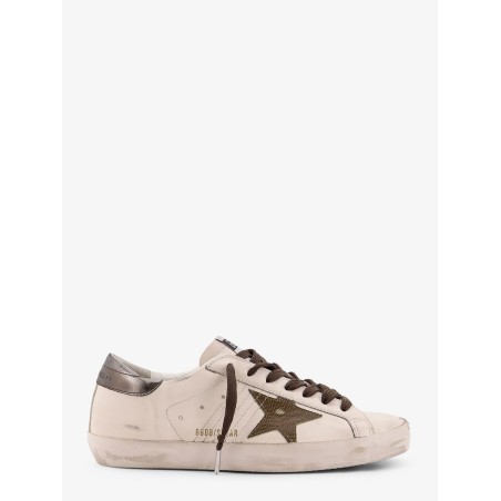 Super-star Classic with List low-top leather sneakers with used effect