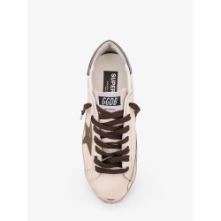 Super-star Classic with List low-top leather sneakers with used effect