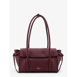 Leathershoulder bag with logo