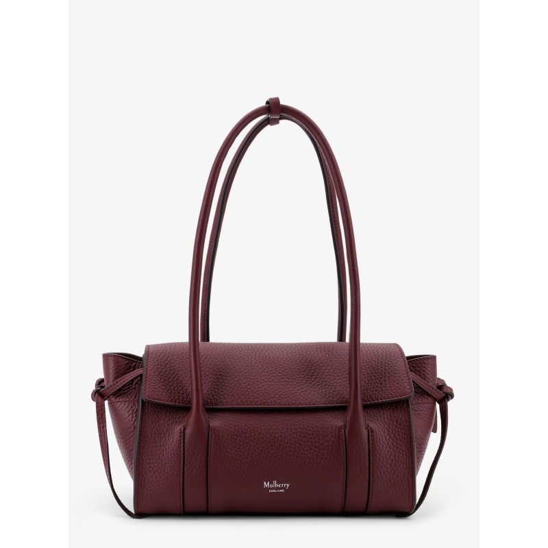 Leathershoulder bag with logo