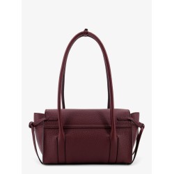 Leathershoulder bag with logo