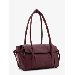 Leathershoulder bag with logo