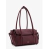 Leathershoulder bag with logo