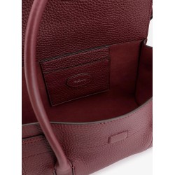 Leathershoulder bag with logo