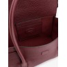 Leathershoulder bag with logo