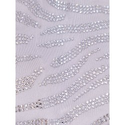 Athena bikini top with rhinestones
