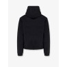 Stretch cotton sweatshirt with logo