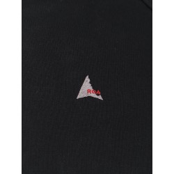 Stretch cotton sweatshirt with logo
