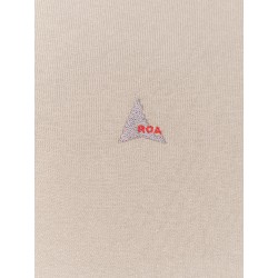 Stretch cotton sweatshirt with logo