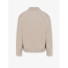 Stretch cotton sweatshirt with logo