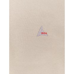 Stretch cotton sweatshirt with logo