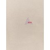 Stretch cotton sweatshirt with logo