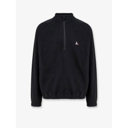 Stretch cotton sweatshirt with logo