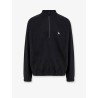 Stretch cotton sweatshirt with logo