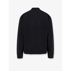 Stretch cotton sweatshirt with logo