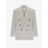 Certified wool double-breasted blazer