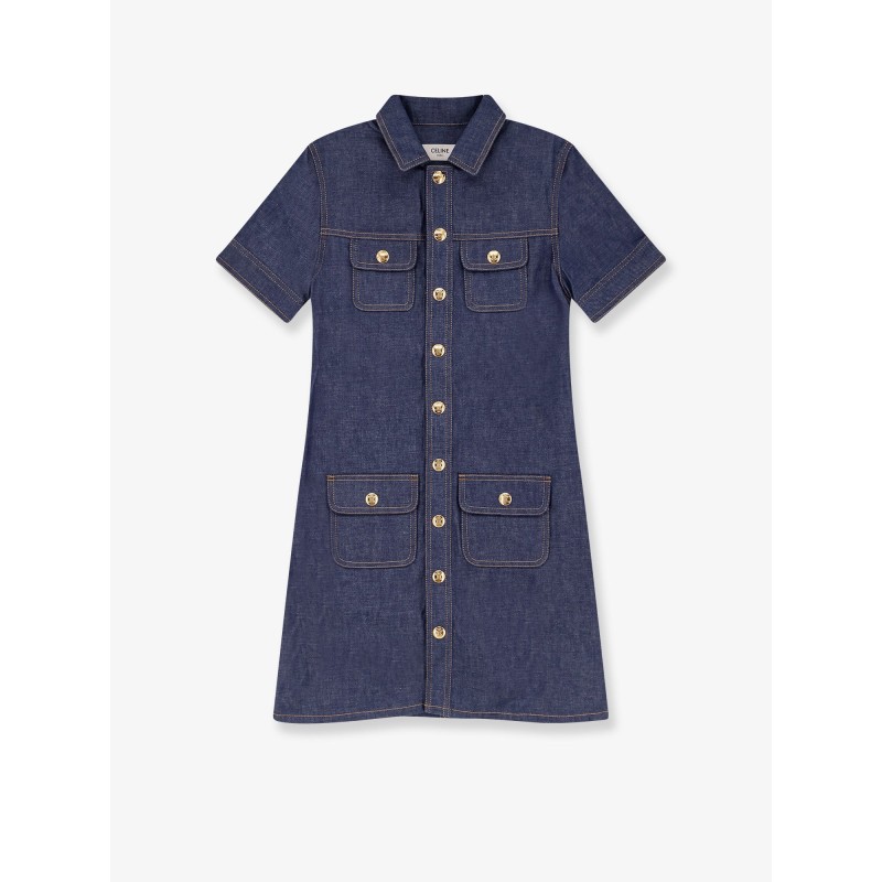 Denim mini chemisier/dress