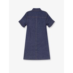 Denim mini chemisier/dress