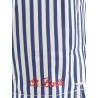 Recycled nylon swim trunks with gustavia stripes