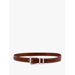 Interwined leather belt