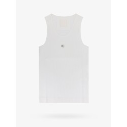 Ribbed tank top with 4g detail